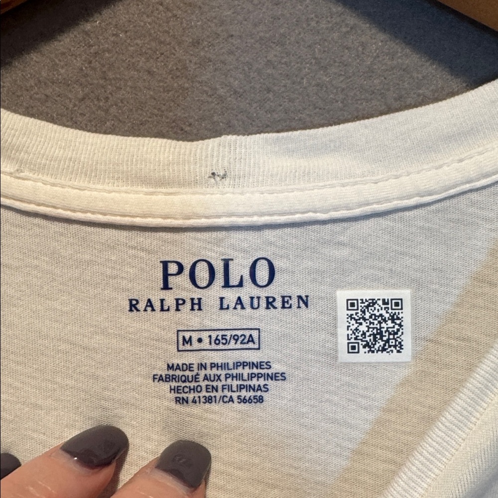 Ralph Lauren White Polo Bear T-Shirt - Picture 2 of 9